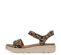 Tamaris Damen Sandalette in beige-Kombi - Gr. 38