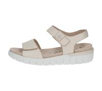 Sandale CAPRICE Gr. 39, beige (creme) Damen Schuhe Keilsandaletten Sommerschuh, Sandalette, Klettschuh, mit Klettverschluss, Weite H (94035630-39)