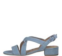 Tamaris Damen Sandaletten, Frauen Sandalen,Strandschuhe,Sommersandalen,bequem,flach,Sommerschuhe,Freizeitschuhe,Light Blue,37 EU