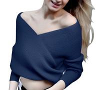 Damen Schal Mit Ärmeln Crossed V-Neck Pulloverschal Schultertuch Gestrickter Zopfmuster-Umhang Sweater Elegant Stola Winter Warm Strickschal Wickelpullover Schals Tücher Pashmina Schal Brautschal