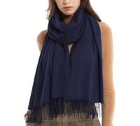 Damen Schal Warmer Winterschal Mit Quasten Fransen Kuschelig Schultertuch für Frauen Hochzeit Umschlagtuch Winterschal warmer und weicher Schal Mehrfarbig Groß Stola Für Winter