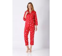 hajo - Premium Cotton - Schlafanzug (40/42 Rot)