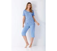 hajo Damen Schlafanzug Capri Klima-Soft® Single Jersey