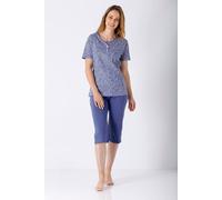 Damen Schlafanzug Capri Premium Cotton