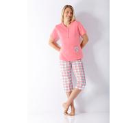 Damen Schlafanzug Capri Premium Cotton