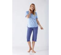 hajo Damen Schlafanzug Capri Premium Cotton