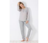 Damen Schlafanzug mit Bündchen Klima-Light® Single Jersey