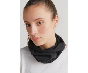 Damen Schlauchschals Loop Schal Bio-Baumwolle Jersey "Leela Cotton" schwarz One Size
