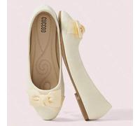Damen Schleifchen Ballerinas