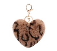 Damen-Schlüsselanhänger mit Puffball-Motiv, Kunstfell, Pompom, Schlüsselanhänger, Tasche, Zubehör, Rucksack, Charms für Mädchen - - Klein