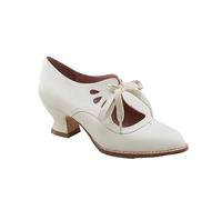Damen-Schnürschuhe aus Leder mit geschlossenem, spitzem Zehenbereich, sexy niedrige klobige Absätze, Schnür-High-Heels für Hochzeit, Date, Party