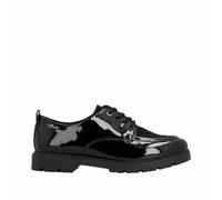 Damen Schnürschuhe Damen | Rieker | Schwarz | Größe 37 | Material: Lederimitat/Textil