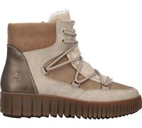 Damen Schnürstiefel Damen | Rieker | Beige | Größe 42 | Material: Kunstleder/Textil