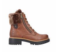 Rieker Damen Winterstiefel Braun Größe 38 Kunstleder/Textil