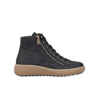 Rieker Damen Low-Top Sneaker Z6610, Frauen Halbschuhe, lose Einlage,schnürschuhe,schnürer,straßenschuhe,Strassenschuhe,schwarz (00),36 EU / 3.5 UK