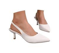 Damen Schuhe Elegant Stiletto Heels Spitze Pumps Mit Geschlossener Zehenpartie Und Fersenriemen Modische Slingpumps Damen Schwarz Absatzschuhe Elegant Und Bequem 2026