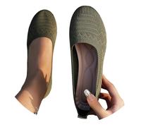 Damen Schuhe Sommer Bequeme Ballerinas Schwarze Ballerina Klasssische Slip-On Sommerschuhe Damenschuhe Loafer Weich Balerinaschuhe Walkingschuhe Runde Zehe Breite Flat Tanzschuhe
