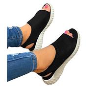 Damen Schuhe Sommer Damenschuhe Bequeme Leichte Sandaletten Weite K Sommerschuhe Lose Einlagen Flach Sandalen Abrollschuhe Elegant Sport Sport-Outdoorsandalen Orthosandalen Sandale