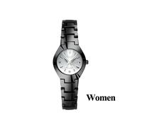 (Damen Schwarz Weiß) Paaruhren für Liebhaber Hochwertige Quarz-Armbanduhr Herren- und Damenuhren Datumswoche