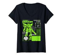 Damen Science-Fiction-Mecha-Universum Cosmic Era Reloaded T-Shirt mit V-Ausschnitt