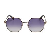 Damen Sechseckige Metall-Sonnenbrille LO140SL Einheitsgröße