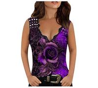 Damen Sexy Top Atmungsaktive Loungewear Einfarbig Sommer Ärmellose Shirt LäSsig Oberteile Sommermode ärmellose Shirt Elegant Tops Elegante Outdoorwear Casual Blusen Basic Freizeitkleidung