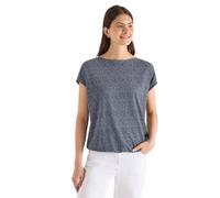 Damen Shirt im Ausbrenner-Look mit Boatneck