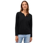 CECIL Damen 3227648 Shirt im Tunika-Look, Black, XS
