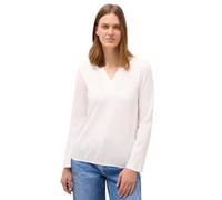Cecil Tunikashirt Damen Jersey 100% Baumwolle Weiß XXL (46) Rundhals Langarm