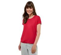 CECIL Damen B323100 Shirt in Unifarbe, Glazed Apple Red, XS