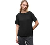 Street One Frauen Shirt mit Chiffon-Detail in Schwarz, Gr: 44