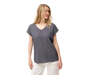 Damen Shirt mit Crepe-Struktur