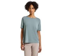 Street One Frauen Shirt mit Glitzerstreifen in Blau, Gr: 34