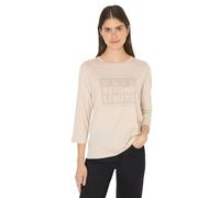Cecil Damen Shirt mit Schmucksteinen in Beige, Gr: L