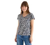 Damen Shirt mit Spitzendetail und Leo-Print