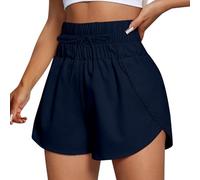 Damen Shorts Sommer Jeans Womens Solid Casual Running Shorts Workout Elastic Waist Athletic Yoga Pants Sports Pants Biker Kurz Meine Bestellungen