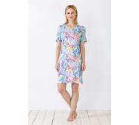 hajo Damen Sleepshirt, Klima-Soft Pastell-Multicol. 40/42