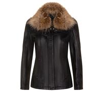 Damen Slim Fit Leder Parker Jacke-Millom EU 38 / UK 10