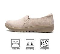 Damen Slip-On Lässig Sneaker, stoßabsorbierende Sportschuhe, Stil 158896-OFWT