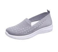 Damen Slip On Sneaker Memory Foam Turnschuhe Sportschuhe Bequeme Schlupfschuhe