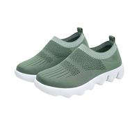 Damen Slip On Sneakers Joggingschuhe Mit Memory Foam Ohne SchnüRsenkel Laufschuhe Mesh Walkingschuhe Freizeit Walking Schuhe Leichte Schlupfschuhe Turnschuhe Mit Arch Support Gr.36-42