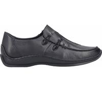 Rieker Damenschuhe Slipper / Trotteur schwarz/schwarz schwarz - Gr. - 40