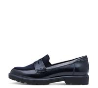 Tamaris Damen Slipper, Frauen Slip On,Comfort Lining,TOUCHit-Fußbett,Schlupfschuhe,schluepfschuhe,Loafer,College Schuhe,elegant,Navy,38 EU
