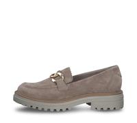 Tamaris, Plateau-Slipper in taupe, Slipper für Damen Gr. 41