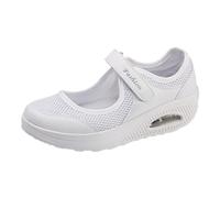 Damen Sneaker Leder Laufschuhe Dämpfung Atmungsaktiv Leicht Bequeme Sportschuhe Denim Leinwandschuhe Sneaker Damen wasserdicht Sandalen mit Absatz Damen Sommer Gummistiefel Damen schwarz