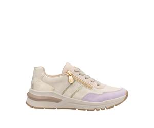 Damen Sneaker Low Damen | Rieker | Beige | Größe 41 | Material: Kunstleder/Textil