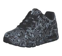 Damen Sneaker UNO Process Sketch von Skechers und Vexx in Schwarz mit Skech-Air Zwischensohle. schwarz/weiß Gr. 37
