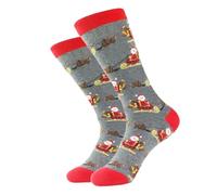 Damen Socken Ohne Gummi Herren Flauschige Weihnachtssocken Unisex Anti-Rutsch Weihnachten Sneakersocken Damen Flauschige Kuschelsocken Winter Socken Frauen Haussocken Wintersocken Damen 39-42