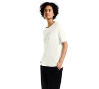 Street One Shirt – Softes Wording-Shirt, Weiß, Größe 44