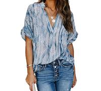 Damen Sommer Bluse Fashion Tuniken